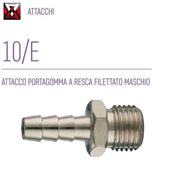 ANI - Ani 10/E Attacco Portagomma A Resca Filettato Maschio – COMMERCIAL  TOOLS