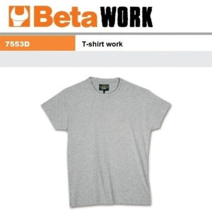 BETA 7553D GREY T-SHIRT WORK COTONE MM TG.M