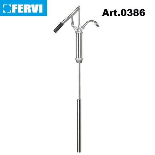 immagine-1-fervi-fervi-0386-pompa-a-leva-per-travaso-fusti-olio-con-tubo-telescopico-ean-8012667263683