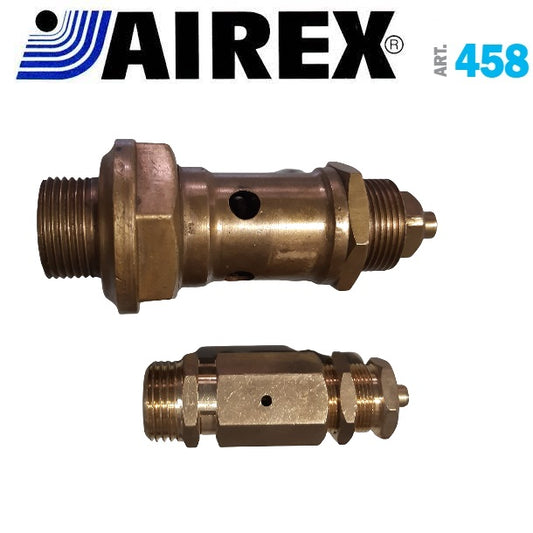 AIREX 458 VALVOLA DI SICUREZZA STANDARD PER COMPRESSORI ARIA