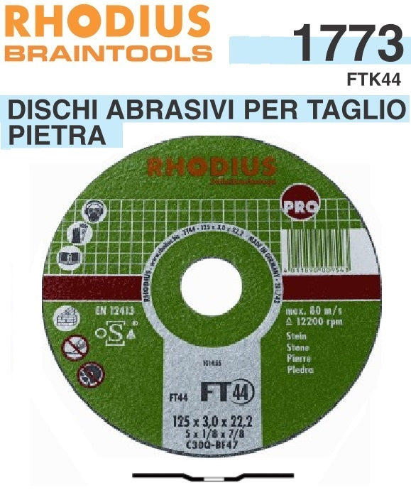 REIT 1773 RHODIUS DISCO ABRASIVO PER MARMO FTK44