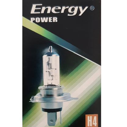 ENERGY POWER 12V 60/55W P43T H4 WHITE (3 PZ.) LAMPADE ALOGENE PROIETTORI AUTO E MOTO