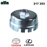 immagine-1-afa-217.253-chiave-filtro-olio-a-tazza-per-toyota-e-lexus-14-lati-3-tacche-mm.-645-ean-4150021725300