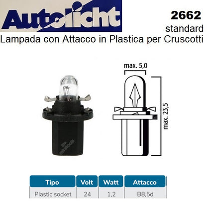 immagine-1-autolicht-autolicht-24v-12w-b85d-lampada-base-plastica-per-cruscotti-camion-2662-ean-8023367011269