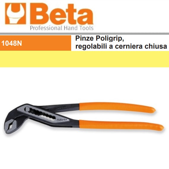 immagine-1-beta-beta-1048n-pinza-poligrip-regolabile-a-cerniera-chiusa-ean-8054809250342