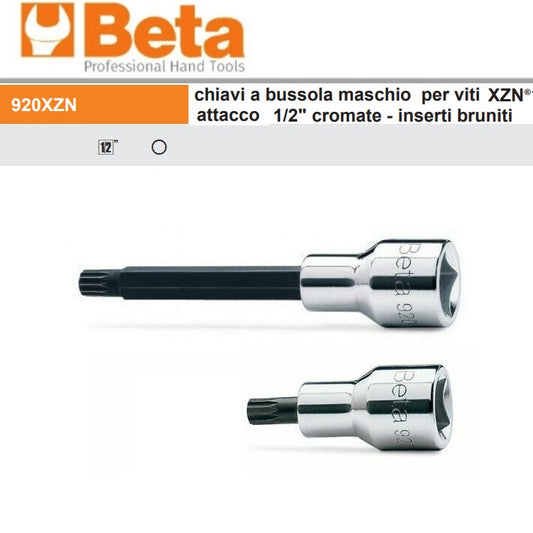 immagine-1-beta-beta-920xzn-chiavi-a-bussola-maschio-per-viti-xzn-con-attacco-12-cromate-inserti-bruniti-ean-8014230035260