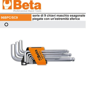 immagine-1-beta-beta-96bpcsc9-set-9-chiavi-maschio-esagonale-piegate-estremita-sferica-1510-mm.-ean-8014230634012