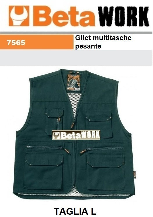 immagine-1-beta-work-beta-7565-grey-l-gilet-multitasche-pesante-ean-8014230366524