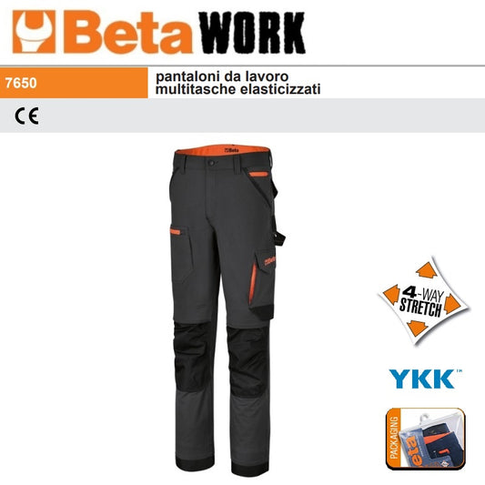 immagine-1-beta-work-beta-7650-pantaloni-da-lavoro-multitasche-elasticizzati-ean-8054809165028