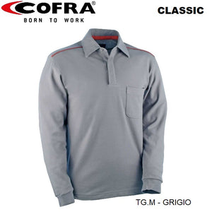 immagine-1-cofra-cofra-classic-maglietta-polo-grigio-tg.m-100-cotone-v030002-ean-8023796044685