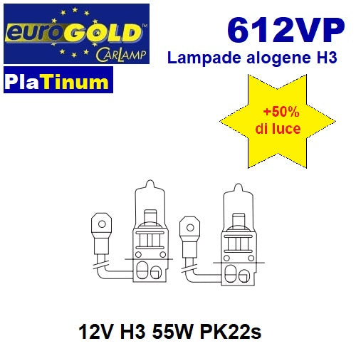 immagine-1-eurogold-eurogold-12v-55w-pk22s-h3-coppia-lampade-alogene-per-proiettori-e-luci-di-posizione-anteriori-612vp-ean-8023367011665