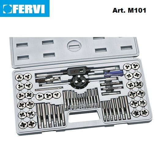 immagine-1-fervi-fervi-m101-serie-maschi-e-filiere-60pz-in-valigetta-ean-8012667164836