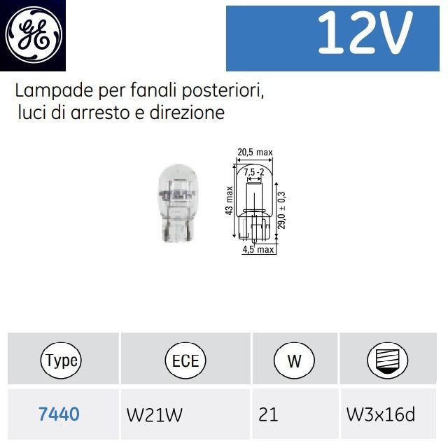 immagine-1-general-electic-general-electric-12v-21w-w21w-w3x16-lampada-per-fanali-posteriori-arresto-e-direzione-7440-ean-0043168934589