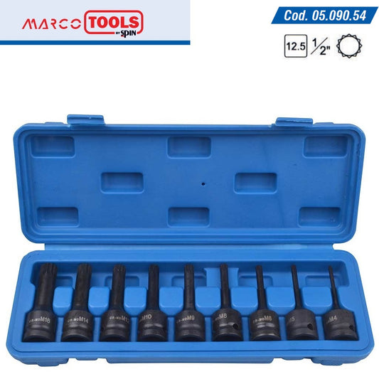 immagine-1-marco-tools-marco-tools-05.090.54-kit-9-bussole-a-macchina-per-viti-profilo-millerighe-416-mm.-ean-0050905400009