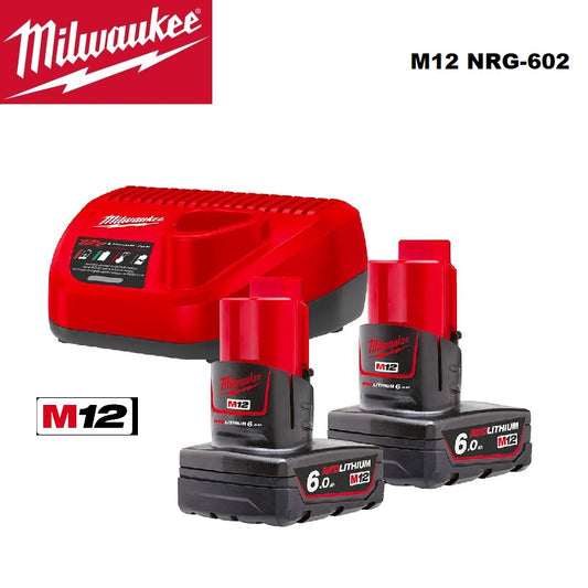 immagine-1-milwaukee-milwaukee-4933451903-m12-nrg-602-caricabatterie-c12c-2-batterie-lithio-m12b6-ean-4002395282128