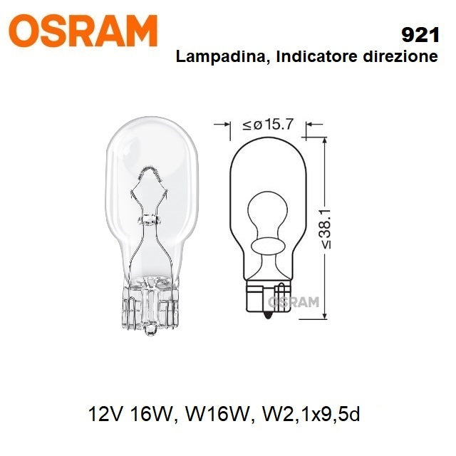 immagine-1-osram-osram-12v-16w-w16w-w21x95d-lampadina-indicatore-direzione-921-ean-4008321100955