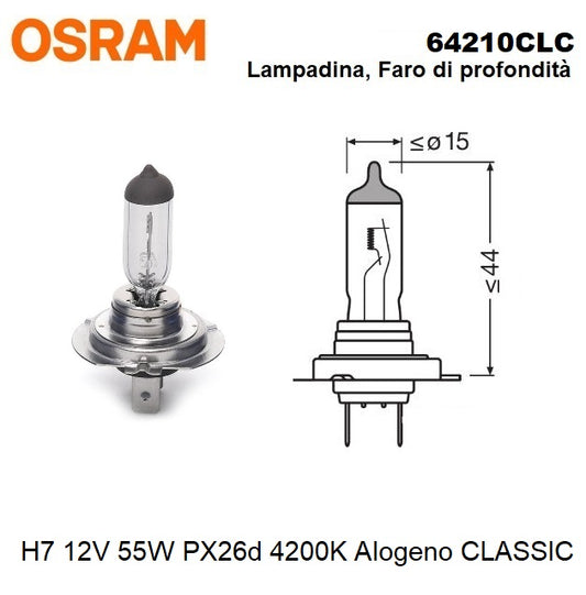 immagine-1-osram-osram-h7-12v-55w-px26d-4200k-alogeno-classic-lampadina-faro-di-profondita-64210clc-ean-4052899958890