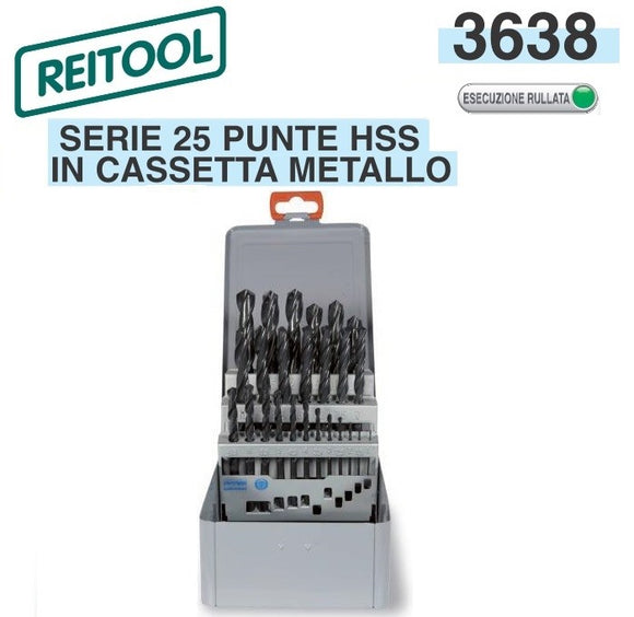 immagine-1-reitool-reit-3638-serie-25-punte-113-mm.-hss-rullate-in-cassetta-metallo-ean-8032732207817