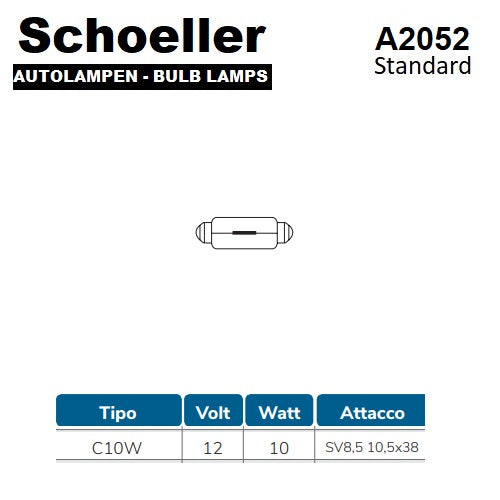 immagine-1-schoeller-schoeller-12v-10w-c10w-sv85-105x38-10-pz.-lampade-a-siluro-per-abitacolo-2052-ean-8023367009266