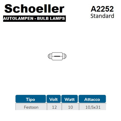 immagine-1-schoeller-schoeller-12v-10w-festoon-105x31-10-pz.-lampade-a-siluro-per-abitacolo-2252-ean-8023367010071