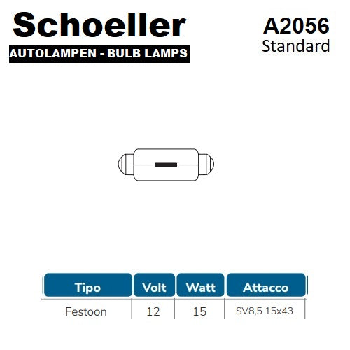 immagine-1-schoeller-schoeller-12v-15w-festoon-sv85-15x43-10-pz.-lampade-a-siluro-per-abitacolo-2056-ean-8023367009310