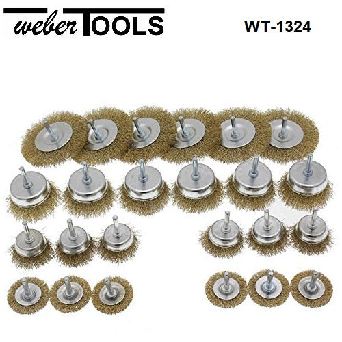 immagine-1-weber-tools-weber-tools-wt-1324-set-24-spazzole-in-filo-dacciaio-ondulato-con-gambo-6-mm.-ean-8719558500932