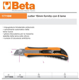 immagine-2-beta-beta-1772bm-cutter-18mm-fornito-con-6-lame-ean-8014230515083