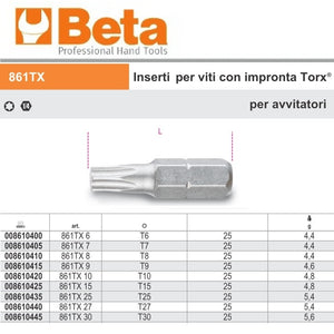 immagine-1-beta-beta-861tx-inserti-per-viti-torx-attacco-esagono-da-14-ean-8014230150499