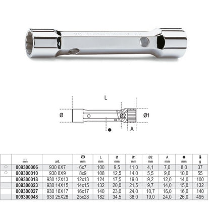 immagine-2-beta-beta-930-chiavi-a-tubo-doppie-poligonali-serie-pesante-cromate-ean-8014230036618