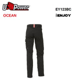 immagine-2-u-power-u-power-ocean-black-carbon-pantalone-da-lavoro-ey123bc-in-tela-di-cotone-elasticizzato-ean-8033546381724