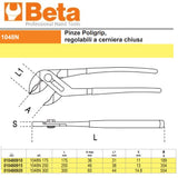 immagine-3-beta-beta-1048n-pinza-poligrip-regolabile-a-cerniera-chiusa-ean-8054809250342