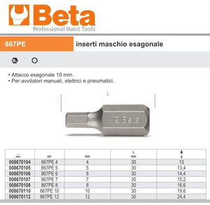 immagine-1-beta-beta-867pe-inserti-maschio-esagonale-attacco-da-10-mm.-ean-8014230374970