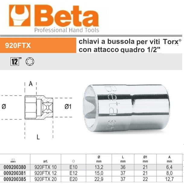 immagine-3-beta-beta-920ftx-chiavi-a-bussola-per-viti-con-profilo-torx-con-attacco-12-cromate-ean-8014230034713