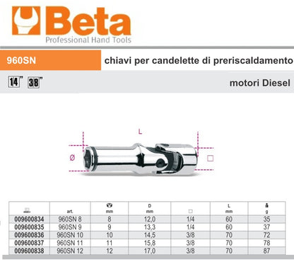 immagine-3-beta-beta-960sn-chiavi-per-candelette-di-preriscaldamento-motori-diesel-ean-8014230470832