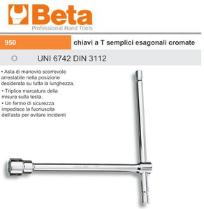 immagine-1-beta-beta-950-chiavi-a-t-fisse-esagonali-cromate-ean-8014230038094