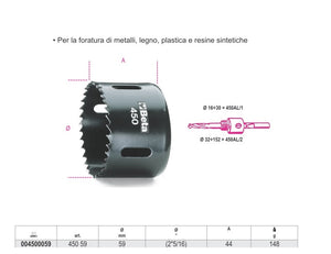 immagine-1-beta-beta-450-mm.32-seghe-tazza-bm-ean-8014230090849