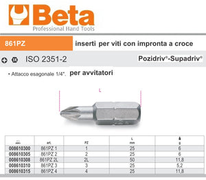 immagine-1-beta-beta-861pz-inserti-per-avvitatori-per-viti-impronta-a-croce-pozidriv-supadriv-ean-8014230150390