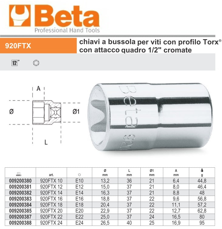 immagine-8-beta-beta-920ftx-chiavi-a-bussola-per-viti-con-profilo-torx-con-attacco-12-cromate-ean-8014230034713