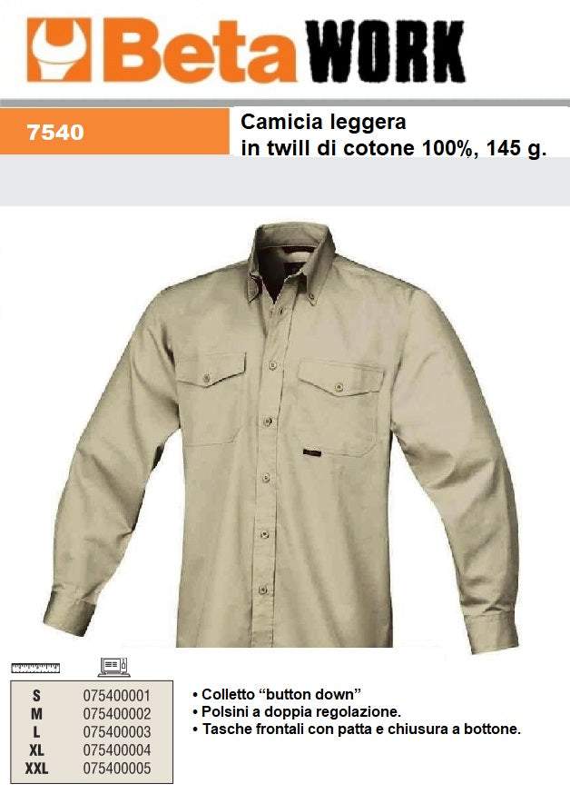 immagine-9-beta-work-beta-7540-sand-camicia-manica-lunga-in-cotone-100-145g-ean-8014230365596